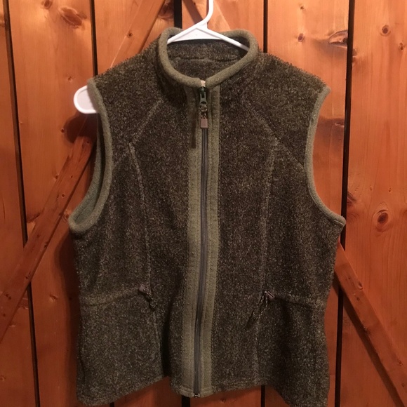 Woolrich Vest Olive Green Heather - Picture 1 of 7